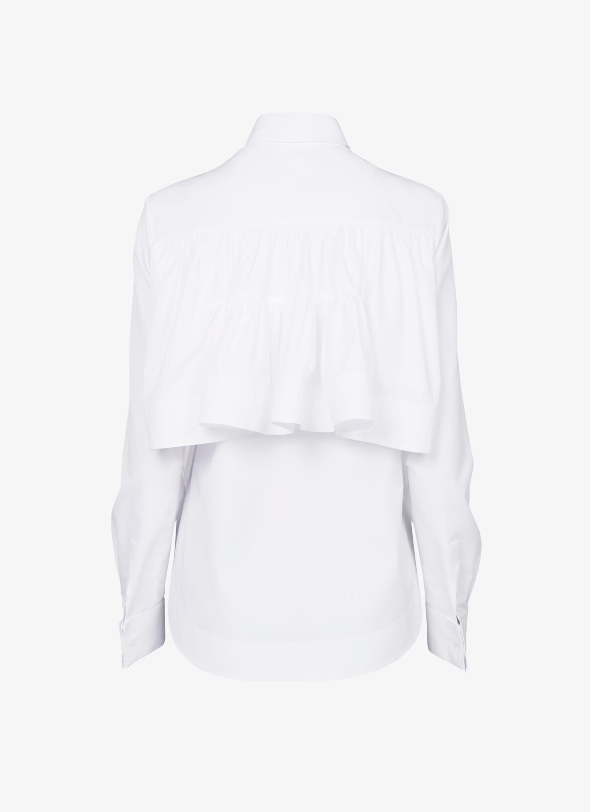 Cotton poplin shirt ALAÏA WHITE COTTON POPLIN SHIRT